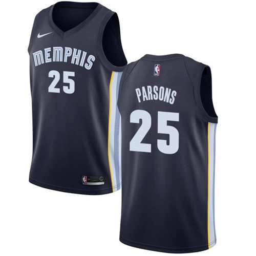 Nike Grizzlies #25 Chandler Parsons Navy Blue NBA Swingman Icon Edition Jersey