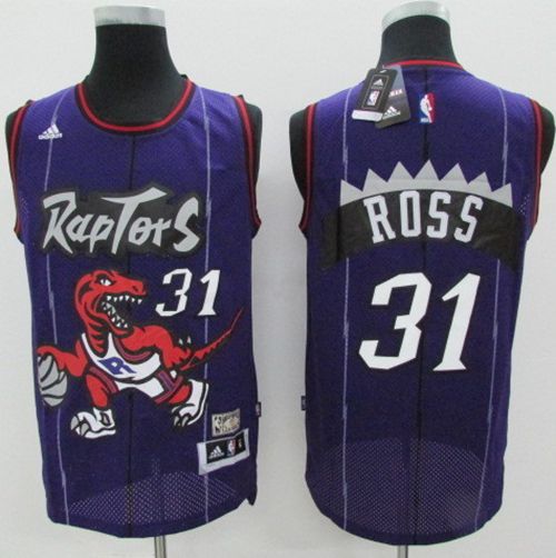 Mitchell And Ness Raptors #1 Tracy Mcgrady Purple Throwback Stitched NBA Jersey