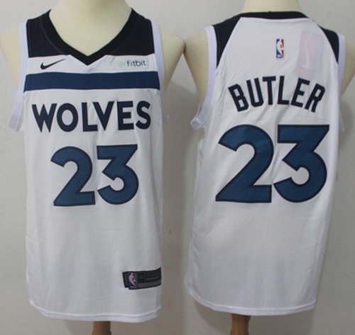 Nike Timberwolves #23 Jimmy Butler White NBA Swingman Association Edition Jersey