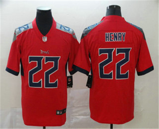 2020 Tennessee Titans #22 Derrick Henry Red 2019 Inverted Legend Stitched NFL Limited Jersey
