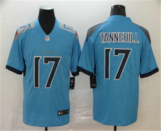 2020 Tennessee Titans #17 Ryan Tannehill Light Blue New 2018 Vapor Untouchable Limited Jersey