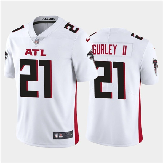 2020 Atlanta Falcons #21 Todd Gurley II White New Vapor Untouchable Limited Jersey - Click Image to Close