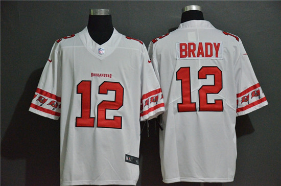 2020 Tampa Bay Buccaneers #12 Tom Brady White 2020 NEW Team Logo Vapor Untouchable Stitched NFL Limi
