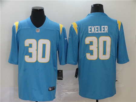 2020 Los Angeles Chargers #30 Austin Ekeler Light Blue 2020 NEW Vapor Untouchable Stitched NFL Nike