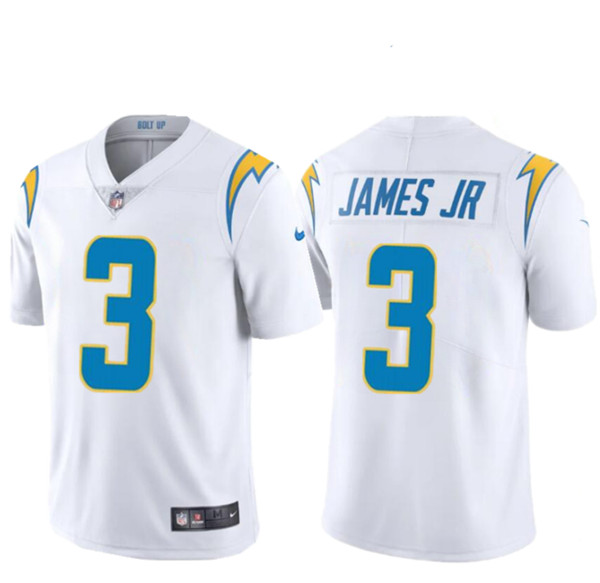 Los Angeles Chargers #3 Derwin James Jr. White Vapor Untouchable Limited Stitched Jersey