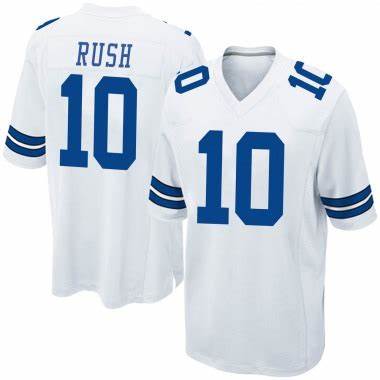 Dallas Cowboys #10 Cooper Rush White Vapor Limited Stitched Jersey