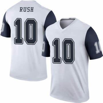 Dallas Cowboys #10 Cooper Rush White Stitched NFL Limited Rush Jersey