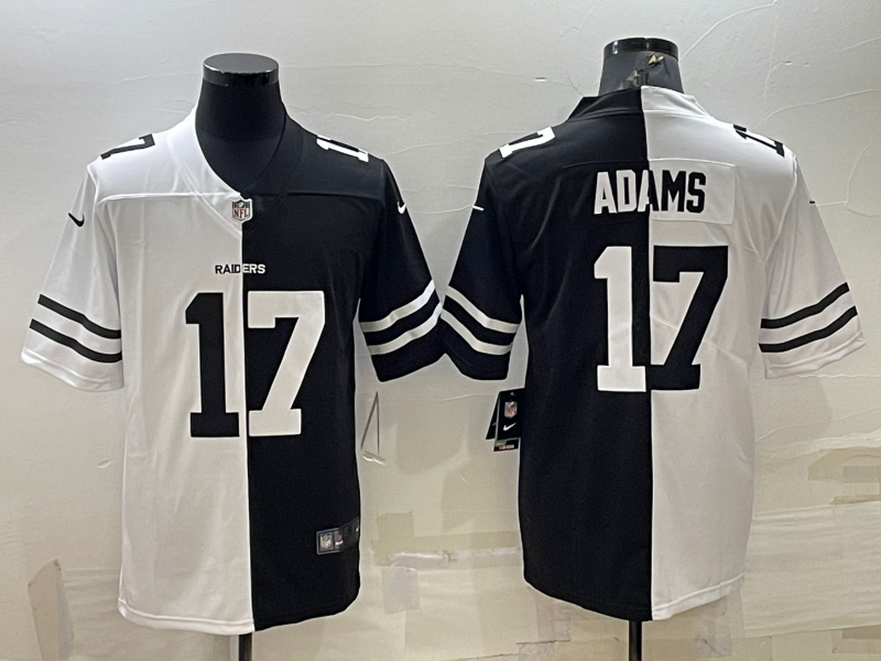 Las Vegas Raiders #17 Davante Adams White Black Two Tone 2021 Vapor Untouchable Stitched NFL Limited