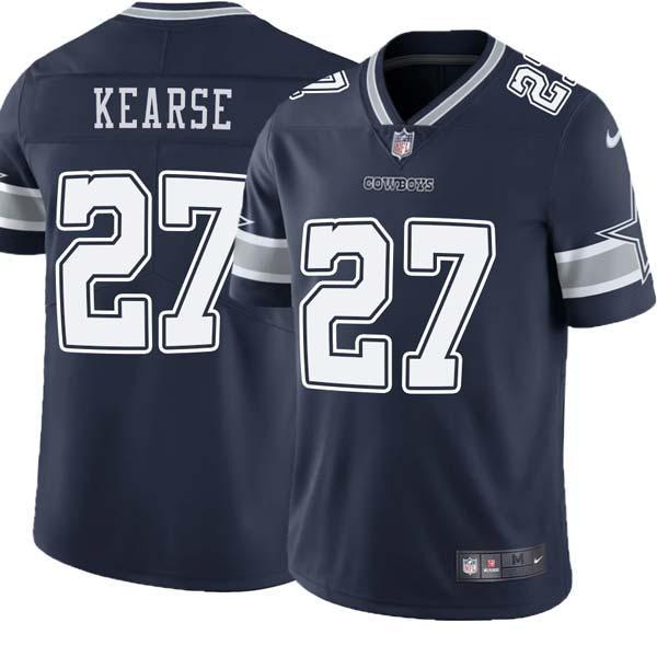Dallas Cowboys #27 Jayron Kearse Navy Vapor Limited Stitched Jersey