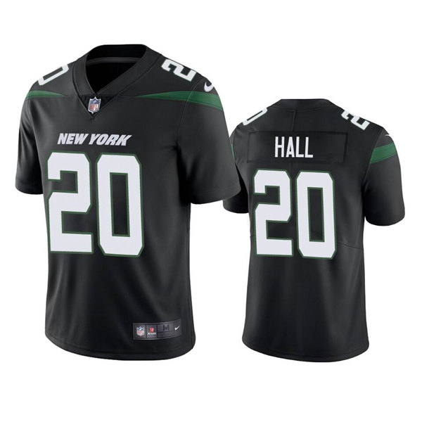 New York Jets #20 Breece Hall 2022 Black Vapor Untouchable Limited Stitched Jersey