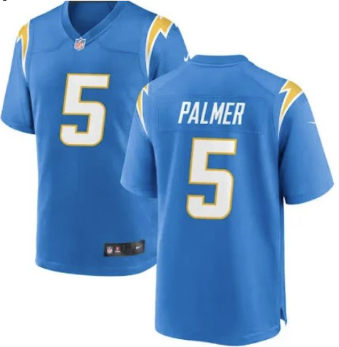 Los Angeles Chargers #5 Josh Palmer Blue Vapor Untouchable Limited Stitched Jersey