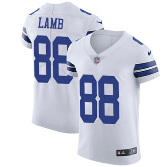 Dallas Cowboys #88 CeeDee Lamb White Vapor Untouchable Elite Jersey