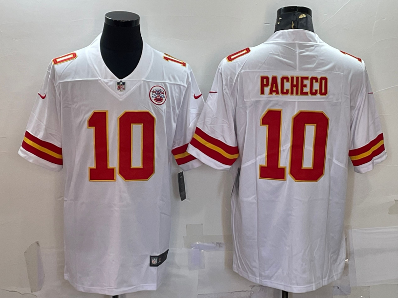 Kansas City Chiefs #10 Isiah Pacheco White 2022 Vapor Untouchable Stitched NFL Limited Jersey
