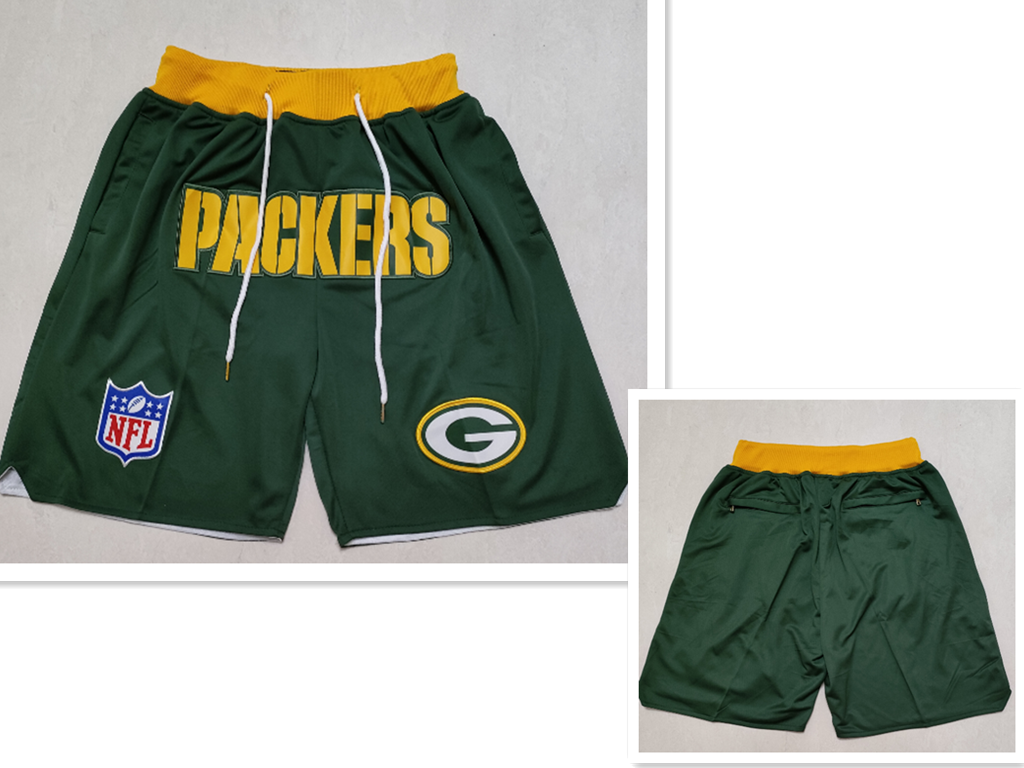 Green Bay Packers Green Just Don Swingman Shorts