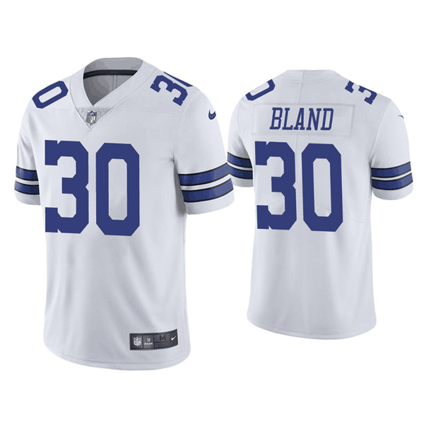 Dallas Cowboys #30 DaRon Bland White Vapor Limited Stitched Jersey