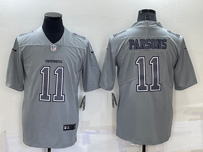 Dallas Cowboys #11 Micah Parsons Grey Atmosphere Fashion 2022 Vapor Untouchable Stitched Limited Jer