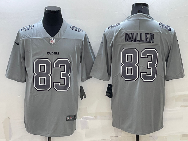 Las Vegas Raiders #83 Darren Waller Grey Atmosphere Fashion 2022 Vapor Untouchable Stitched Limited