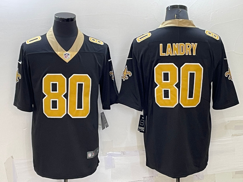 New Orleans Saints #80 Jarvis Landry Black 2022 Vapor Untouchable Stitched NFL Limited Jersey