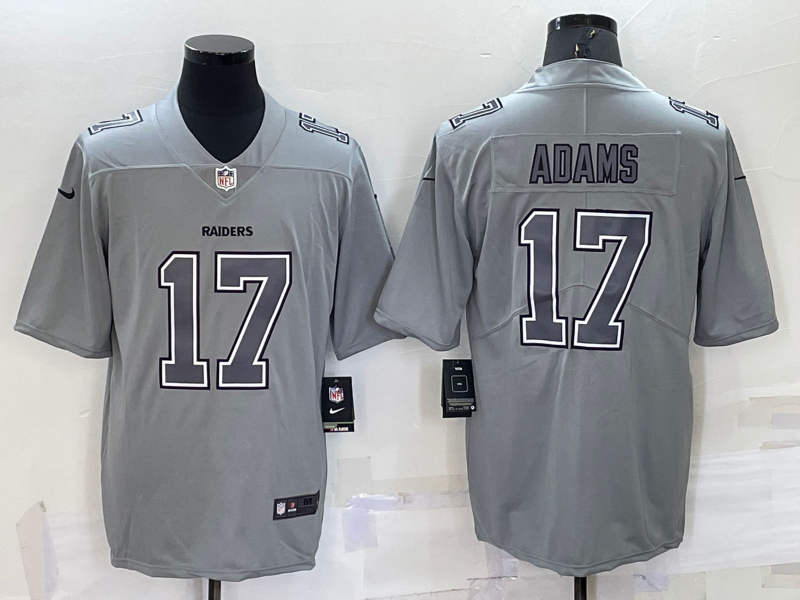 Las Vegas Raiders #17 Davante Adams Grey Atmosphere Fashion 2022 Vapor Untouchable Stitched Limited