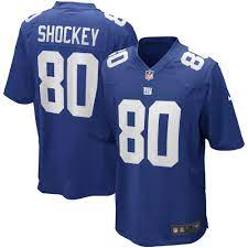 New York Giants #80 Jeremy Shockey Blue Vapor Untouchable Limited Stitched NFL Jersey