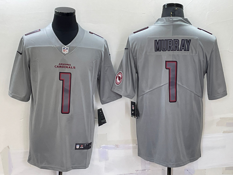 Arizona Cardinals Kyler Murray LOGO Grey Atmosphere Fashion 2022 Vapor Untouchable Stitched Limited