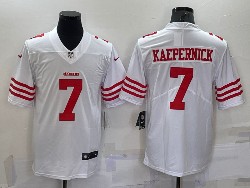 San Francisco 49ers #7 Colin Kaepernick 2022 New White Vapor Untouchable Limited Stitched Jersey