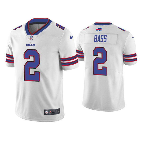 Buffalo Bills #2 Tyler Bass White Vapor Untouchable Limited Stitched Jersey