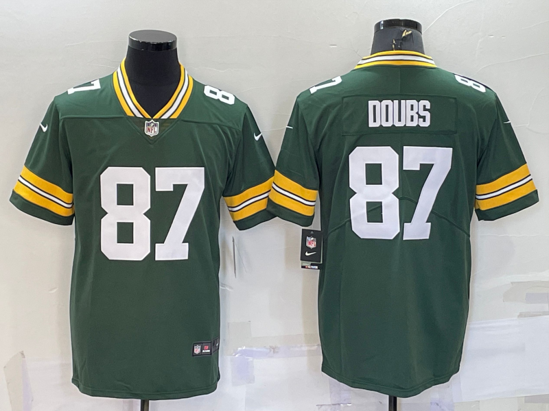 Green Bay Packers #87 Romeo Doubs Green 2022 Vapor Untouchable Stitched