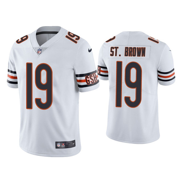 Chicago Bears #19 Equanimeous St. Brown White Vapor untouchable Limited Stitched Jersey