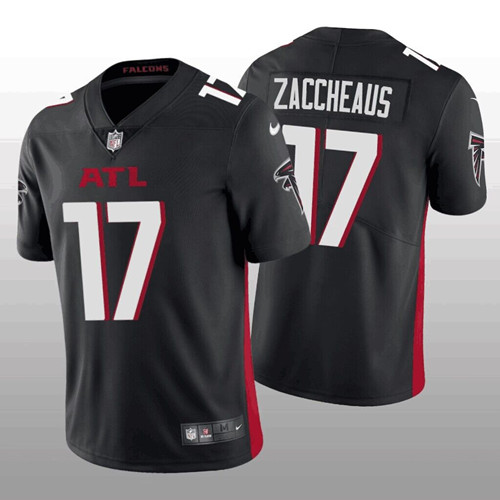 Atlanta Falcons #17 Olamide Zaccheaus Black Vapor Untouchable Stitched Football Jersey