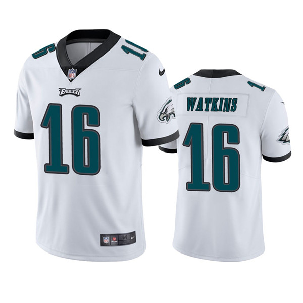 Philadelphia Eagles #16 Quez Watkins 2022 White Vapor Untouchable Limited Stitched Jersey