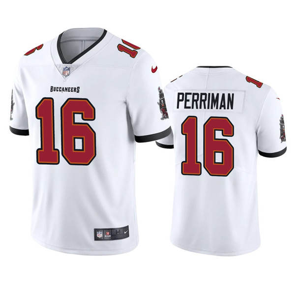 Tampa Bay Buccaneers #16 Breshad Perriman White Vapor Untouchable Limited Stitched Jersey