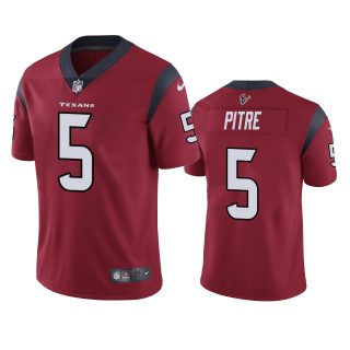 Houston Texans #5 Jalen Pitre Red Vapor Untouchable Limited Stitched Jersey