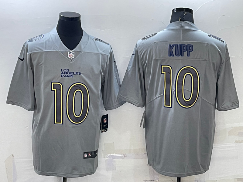 Los Angeles Rams #10 Cooper Kupp Grey Atmosphere Fashion Vapor Untouchable Stitched Limited Jersey