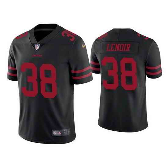 San Francisco 49ers #38 Deommodore Lenoir Black Vapor Untouchable Limited Jersey