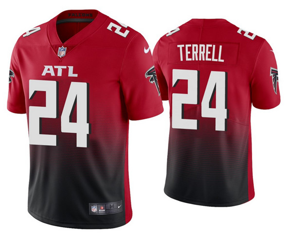 Atlanta Falcons #24 A.J. Terrell 2020 Red 2nd Alternate Vapor Limited NFL Stitched NFL Jersey