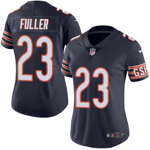 Nike Bears #23 Kyle Fuller Navy Blue Team Color Women's Stitched NFL Vapor Untouchable Limited Jerse