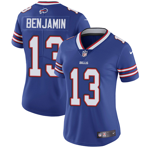 Nike Bills #13 Kelvin Benjamin Royal Blue Team Color Women's Stitched NFL Vapor Untouchable Limited