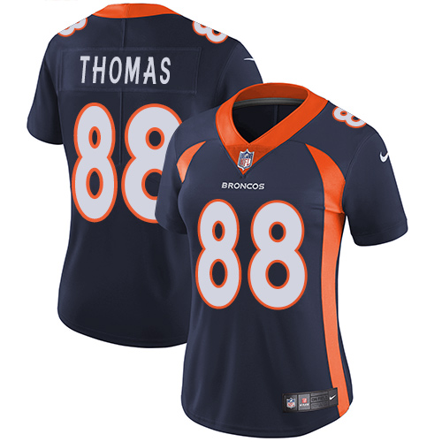 Nike Broncos #88 Demaryius Thomas Blue Alternate Women's Stitched NFL Vapor Untouchable Limited Jers