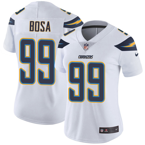 Nike Chargers #99 Joey Bosa White Women's Stitched NFL Vapor Untouchable Limited Jersey