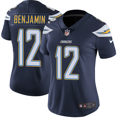 Nike Chargers #12 Travis Benjamin Navy Blue Team Color Women's Stitched NFL Vapor Untouchable Limite