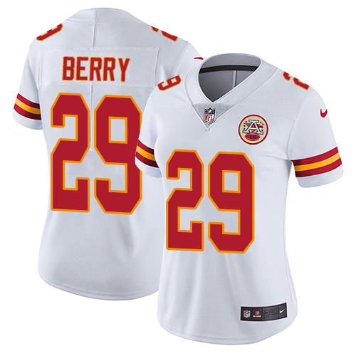 Nike Chiefs #29 Eric Berry White Women's Stitched NFL Vapor Untouchable Limited Jersey