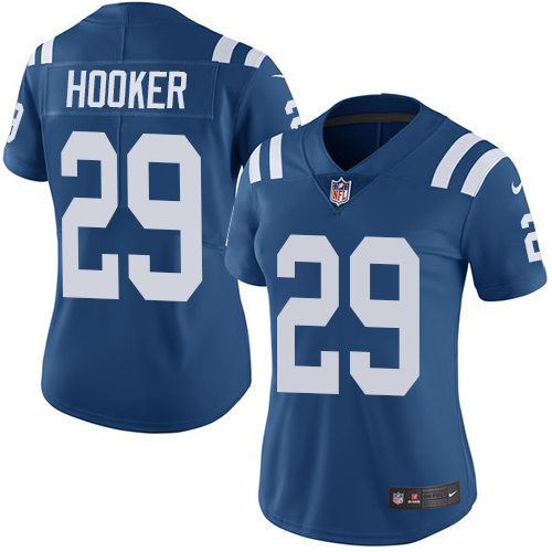 Nike Colts #29 Malik Hooker Royal Blue Team Color Women's Stitched NFL Vapor Untouchable Limited Jer