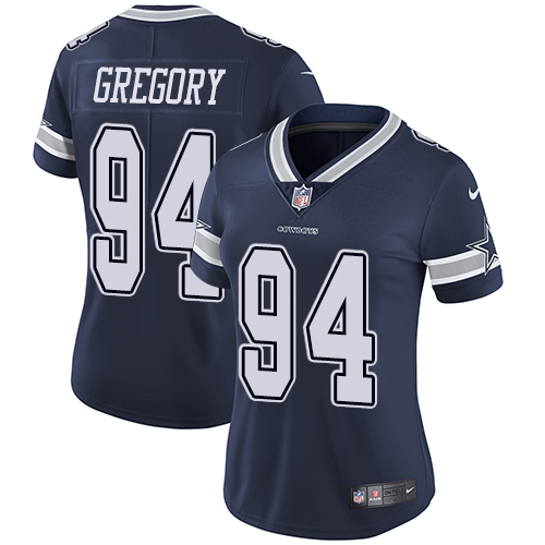 Nike Cowboys #94 Randy Gregory Navy Blue Team Color Women's Stitched NFL Vapor Untouchable Limited J