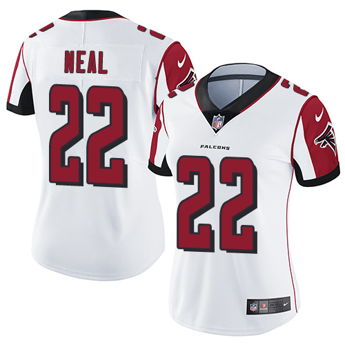 Nike Falcons #22 Keanu Neal White Women's Stitched NFL Vapor Untouchable Limited Jersey