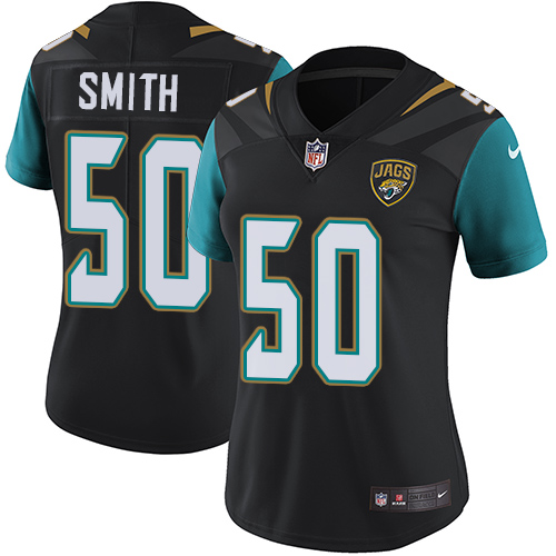 Nike Jaguars #50 Telvin Smith Black Alternate Women's Stitched NFL Vapor Untouchable Limited Jersey