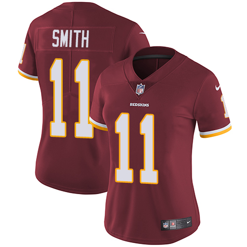 Nike Redskins #11 Alex Smith Burgundy Red Team Color Women's Stitched NFL Vapor Untouchable Limited