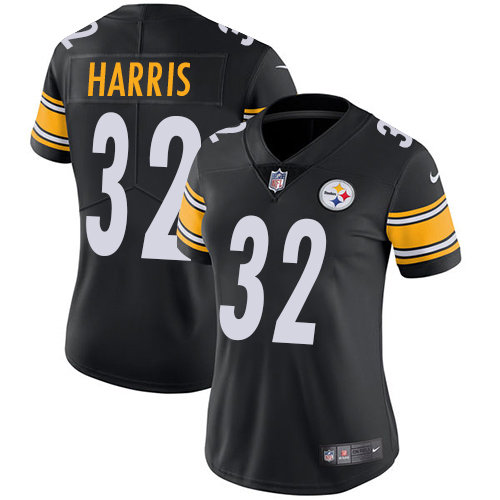 Nike Steelers #32 Franco Harris Black Team Color Women's Stitched NFL Vapor Untouchable Limited Jers