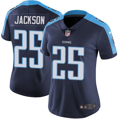 Nike Titans #25 Adoree' Jackson Navy Blue Alternate Women's Stitched NFL Vapor Untouchable Limited J