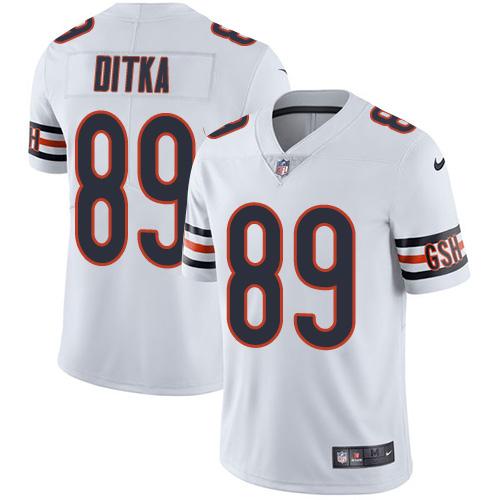 Nike Bears #89 Mike Ditka White Youth Stitched NFL Vapor Untouchable Limited Jersey